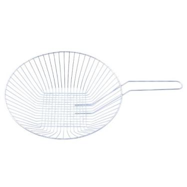 Imagem de Cesto Para Tacho Fritador de Pastel Batatinha Frita Porções 35cm Croma