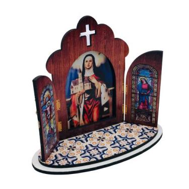 Imagem de Capela Portuguesa Santa Edwiges Madeira MDF - FORNECEDOR 15