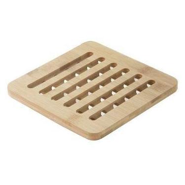 Imagem de Descanso De Panela Em Bambu 15cm Quadrado ou Redondo Mimo Style