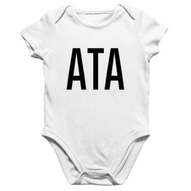 Imagem de Body Bebê Algodão ATA - Foca na Moda, Branco, P