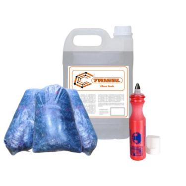 Imagem de Limpa Ferramentas (Clean Tools) 5 Litros, Estopa Azul 2Kg & Marcador I