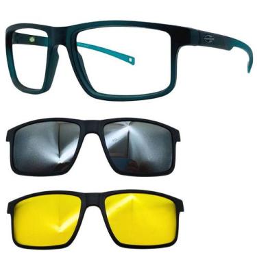 Imagem de Oculos Mormaii 6127 Swap 5 K04 Com 2 Clipons Prata e Noturno, Prata, N