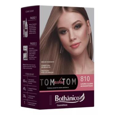 Imagem de Tonalizante 810 Louro Claro Acinzentado Bothânico Cosméticos - Bothani