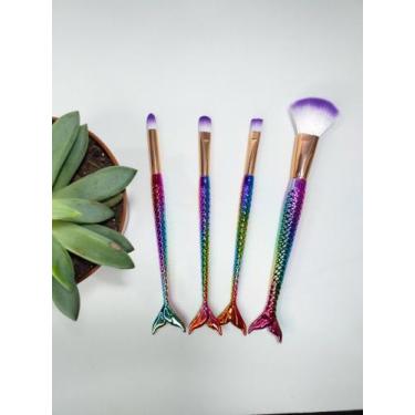 Imagem de Kit Com 4 Pincéis de Sereia - s/n, Roxo