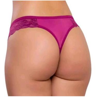 Imagem de Kit 3 calcinhas Clara com detalhes em renda - MDJ, Sortidas(GG)