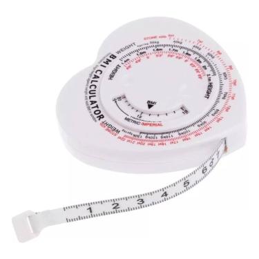 Imagem de Trena Fita Antropométrica Com 150 Cm Com Calculador De IMC