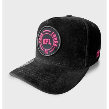 Imagem de Boné Snapback Pink Foco, Força e Fé