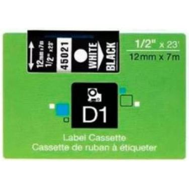 Imagem de Fita para rotulador letratag 12mmx4mt  plástica  Branca
