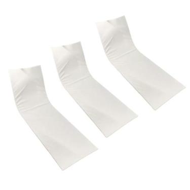 Imagem de  Colchonete Almofadado Espreguiçadeira Piscina Branco Liso 3un - Dream