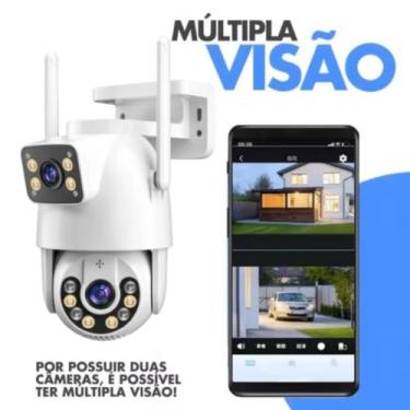 Imagem de Câmera De Segurança Lente Dupla App Yoosee Ip66 Wi-fi 360 Sensor - JOR