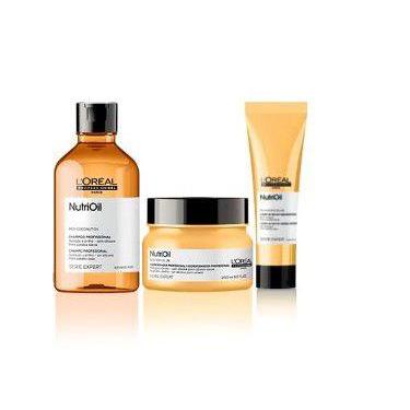 Imagem de Kit LOréal NutriOil Sh 300ml + Másc 250g + CPP 150ml - L'Oréal 