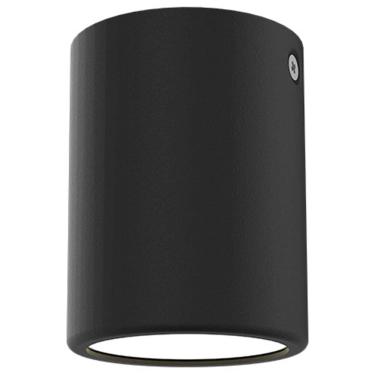 Imagem de Plafon de Sobrepor Taschibra Cannon MR16 Redondo Interna 15W, Preto