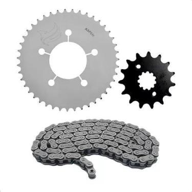 Imagem de Kit Relação Passe Fino Cbx 250 Twister Coroa 35 Pinhão 15 - Aspen / MR