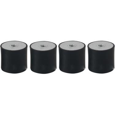 Imagem de Junta silenciosa 4 montagens de isolador de vibração de borracha, amortecedores M5 M6 M8 para motores a gasolina, elemento de amortecimento de máquina de solda. absorção de choque, M8 30x30m