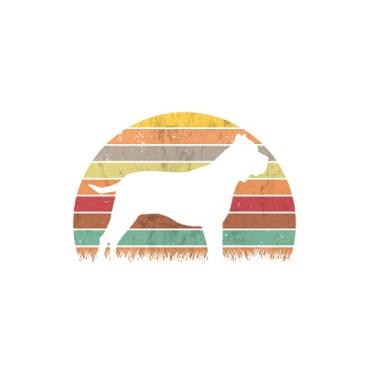 Imagem de Presa Canario Notizbuch: Presa Canario Retro Dogo Canario Vintage / 6x9 Zoll / 120 karierte Seiten Seiten