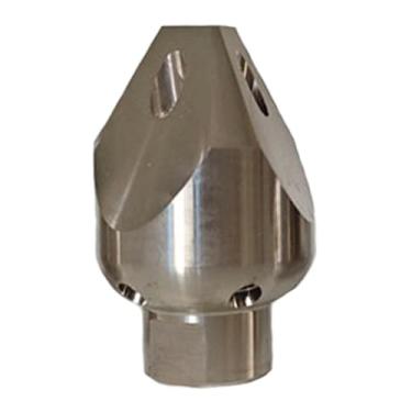 Imagem de Gralara Durabilidade de alta pressão da cabeça do pulverizador dos bocais da tubulação do lavador do bocal do jetter, conector rápido portátil, cabeça do, Frente 3 Traseira 5, 6.1 Cm X 3.9 Cm