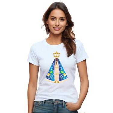 Imagem de Baby Look Nossa Senhora De Aparecida Personalizada Feminina Adulto Alg