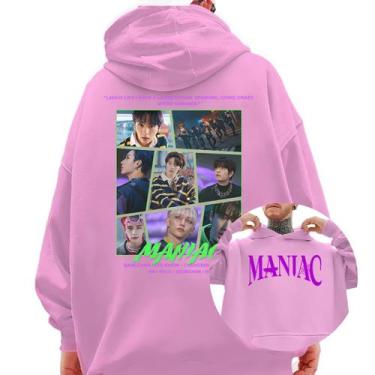 Imagem de Moletom Blusa De Frio Skz Stray Kids Maniac Album Grupo Kpop - Abstrac