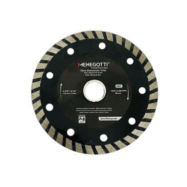 Imagem de Disco de Corte Turbo MDT 110x20mm Menegotti 4.3/8"x13/16", 4.3/8"