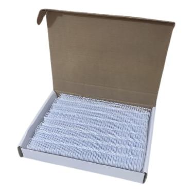 Imagem de Wire O Garra Duplo Anel 5/8 Para 120fls A4 2x1 Branco 50un