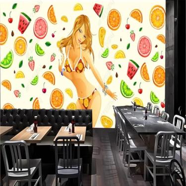 Imagem de Lcythiazole Murais de parede de tamanho personalizado, papel de parede de pizza, mural de Hamburgo, papel de parede removível, decoração de lanchonete, sala de jantar, pizzaria