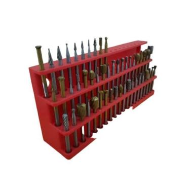 Imagem de Suporte Bits Brocas Acessórios Dremel Parede Mesa O Melhor