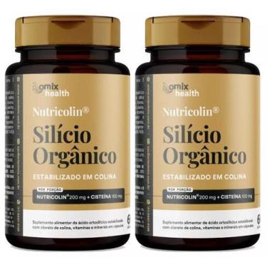 Imagem de Kit 2x - Silício Orgânico - 60 Cápsulas - Omix - Sem sabor