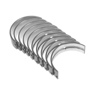 Imagem de A ABSOPRO Conjunto de rolamentos principais do motor Rolamento principal do eixo de manivela Nº 11711-28010 para Toyota Camry 2001-2005 Metal prateado 10 peças carro durável