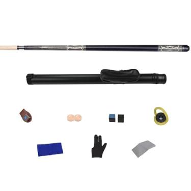 Imagem de Taco de Bilhar Profissional com Madeira Premium, Design Sofisticado e Construção Impecável para Jogos Exigentes (C Tacos de bilhar e acessórios+ barril box, 12.75mm)