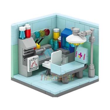 Imagem de Kit de Blocos de Construção DIY - Arquitetura, Filme Clássico e Vista 