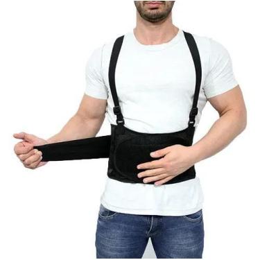 Imagem de Cinta ergonomica lombar dystray tam. p reforcada elastico total c/ sus