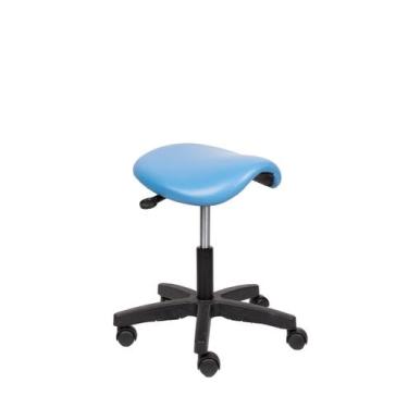 Imagem de cadeira mocho sela azul celeste dentista tatuador estetica manicure od