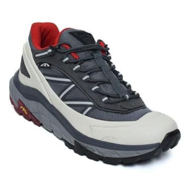 Imagem de Tênis Bull Terrier Fusion Masculino - Chumbo e Vermelho - 43