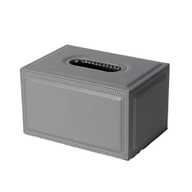 Imagem de Caixa dispensador de lenços caixa de papel moderna simples moda caixa de papel decoração de casa leve luxo caixa de lenços durável caixa de guardanapo suporte caixa de lenços (cor: B) (C)
