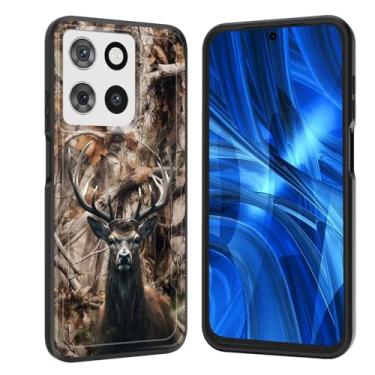 Imagem de JHYYTUJTYP Capa para Moto G Power 5G 2025, [Teste de queda de grau militar] Capa protetora resistente à prova de choque resistente para Motorola Moto G Power 5G 2025 de 6,8 polegadas, veado da