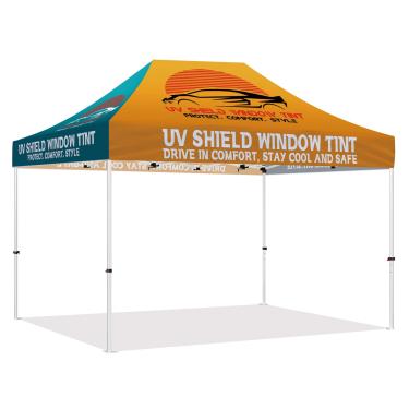 Imagem de ABLEM8CANOPY Barraca de dossel personalizada 25 x 38 cm com logotipo, dossel pop-up personalizado 25 x 38 cm com opções de parede lateral para eventos de negócios, feira, mercado de fazendeiros, bolsa