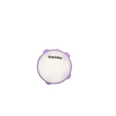 Imagem de Pandeiro gopinho 6" 5 afin. 8(4) prat reels lilas (626gprl) - GOPE