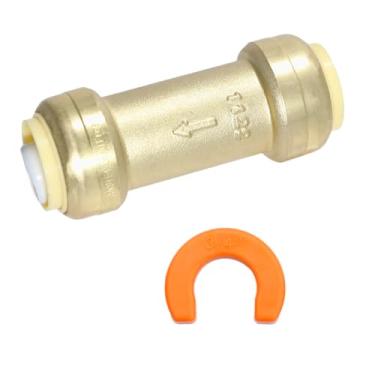 Imagem de 1 peça XFITTING Push Fit 3/4 polegadas x 3/4 polegadas válvula de retenção push fit, 28-4-4 = 1XX