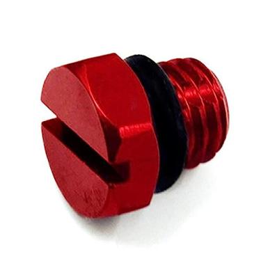 Imagem de Parafuso de reposição para filtro de combustível diesel Duramax da iFJF Billet de alumínio para GM 2001-2017iFJF vermelho XL-AD04