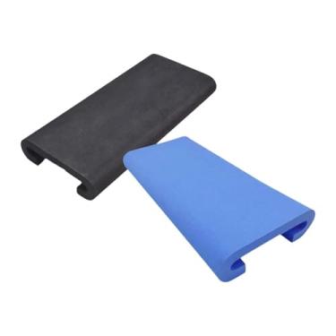 Imagem de menolana 2x Dragon Boat Seat Pad Anti -Slip Caiaque Tapete de caiaque Absorção de choque à prova d'água U Shape, Preto Azul