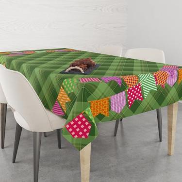 Imagem de Toalha de Mesa Retangular Festa Junina 148x220cm – Para Mesas de até 6 Lugares (Junina 02)