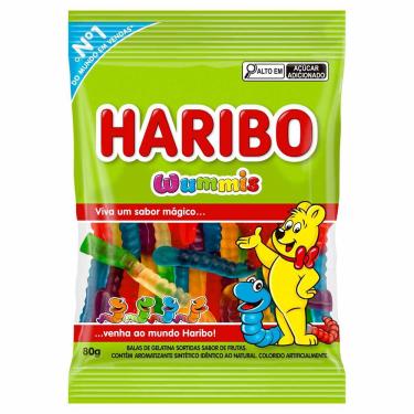 Imagem de Bala Haribo Gelatina Wummis 80g
