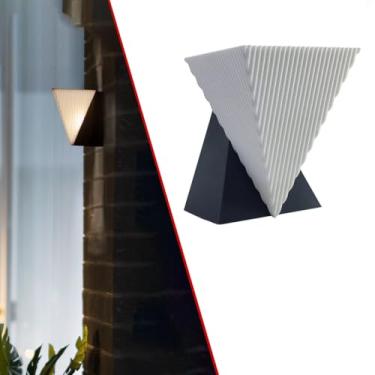 Imagem de Splin Déco, Arandela de Parede Decorativa, Luminária de parede, Iluminação Indireta, Design Contemporâneo, Preto