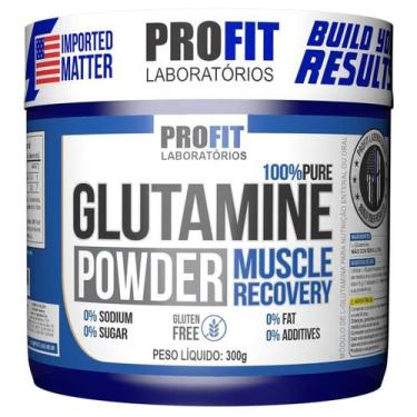 Imagem de Glutamina Powder Pura 300Gr  Profit Sabor Natural