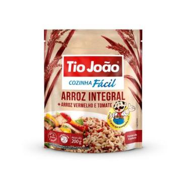 Imagem de Arroz Integral + Arroz Vermelho E Tomate Tio João Cozinha Fácil 200G