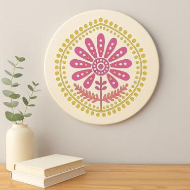 Imagem de Nordic Garden: design de estêncil de flor escandinava 2 - minimalista, inspirado em Hygge, padrão de arte popular para artesanato DIY, decoração de Natal e projetos domésticos rústicos de The Artful