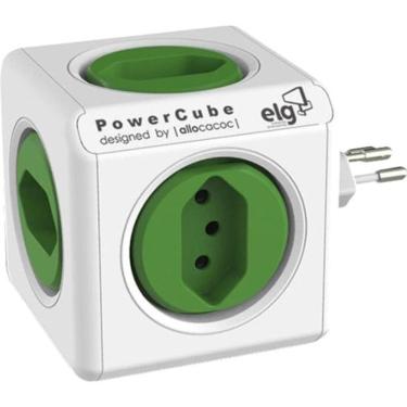Imagem de Adaptador Benjamim Múltiplo PowerCube PWC-R5 5 Tomadas
