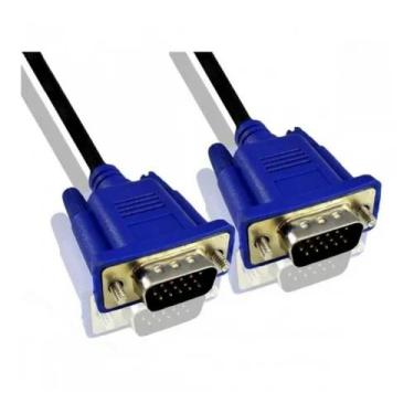 Imagem de Kit 5 Cabo Vga Monitor Lcd Pc Tv Projetor 3 Metros Vga - dgs