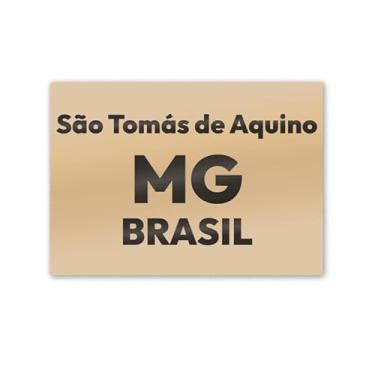 Imagem de Imã de Geladeira São Tomás de Aquino MG MDF 8x5
