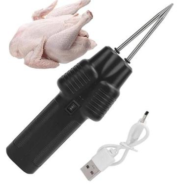 Imagem de Depenador Eletrico Remove Penas Galinha Ganso Frango Ave Peru Usb Reca